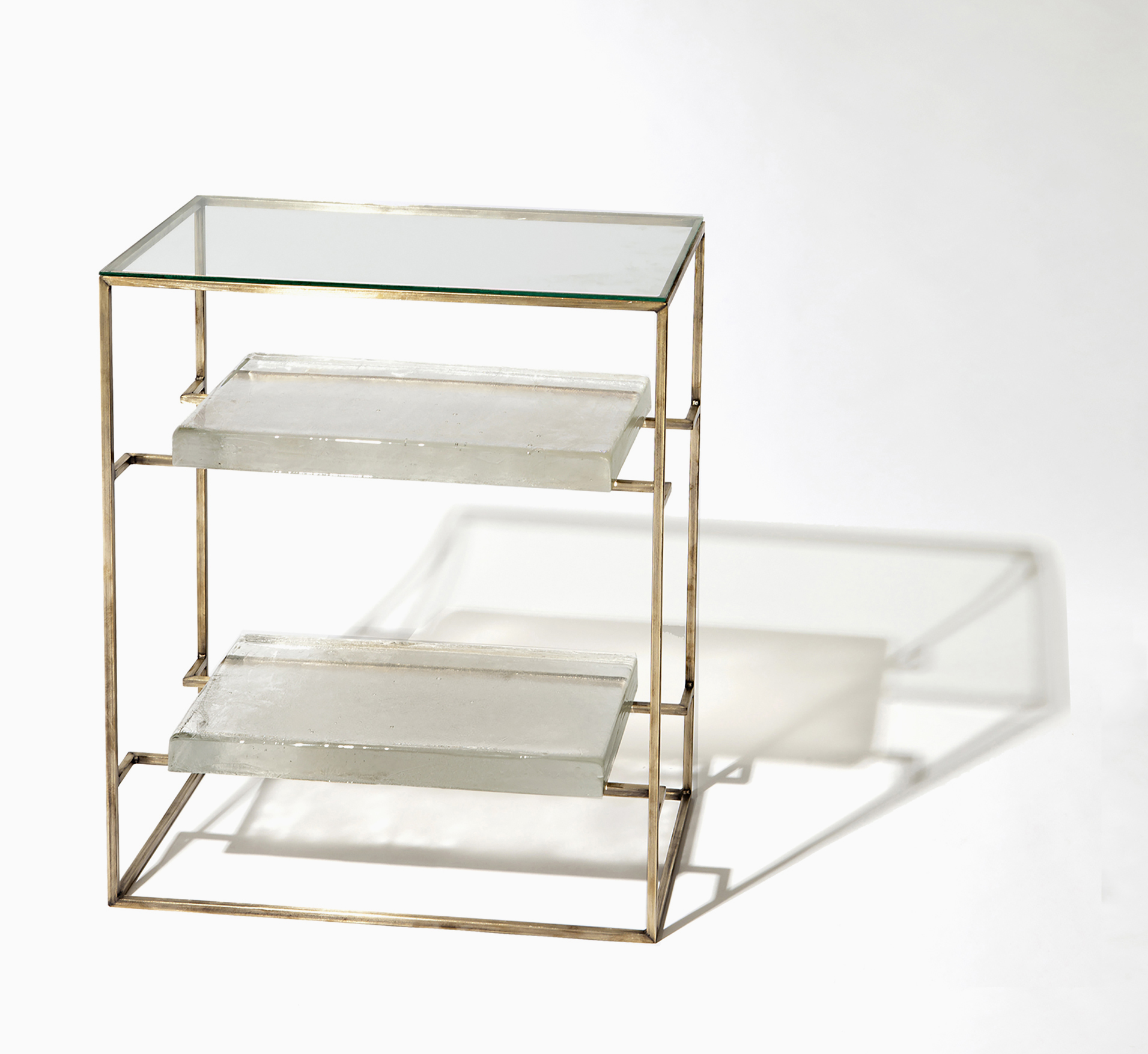 Three Layer Glass Table