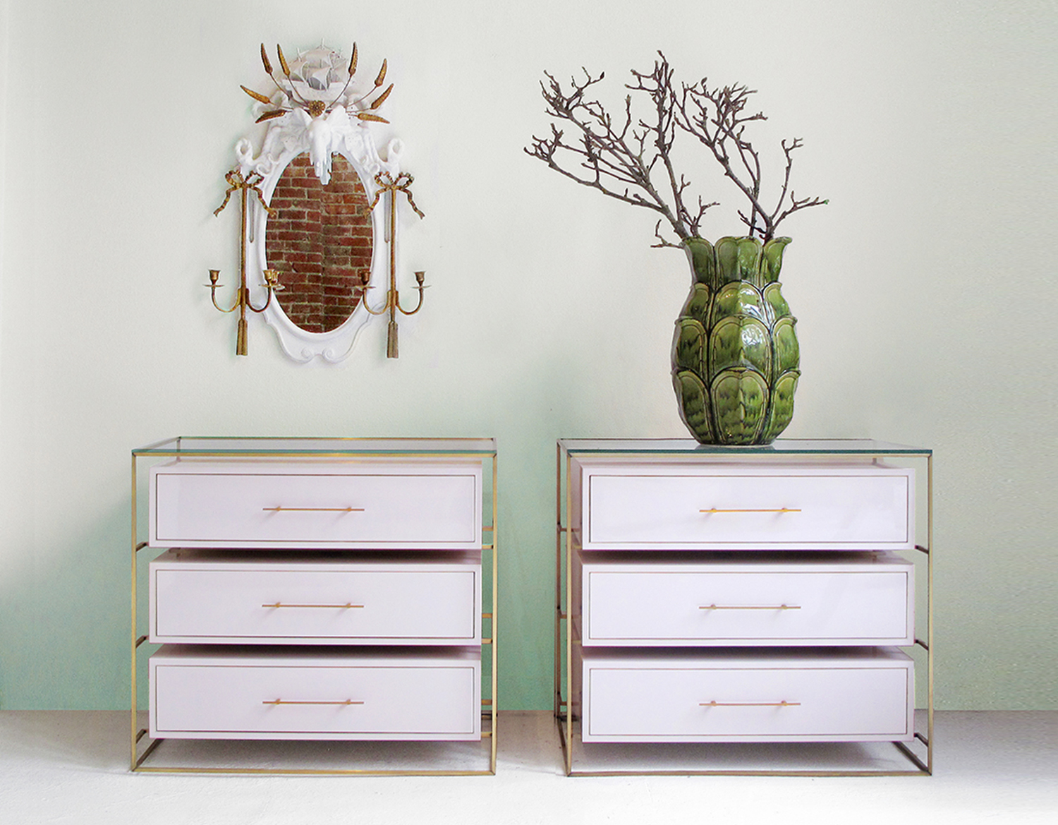 Strawberry Color Cabinets